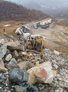 油电两用的花岗岩移动破_时产200吨型号、价格